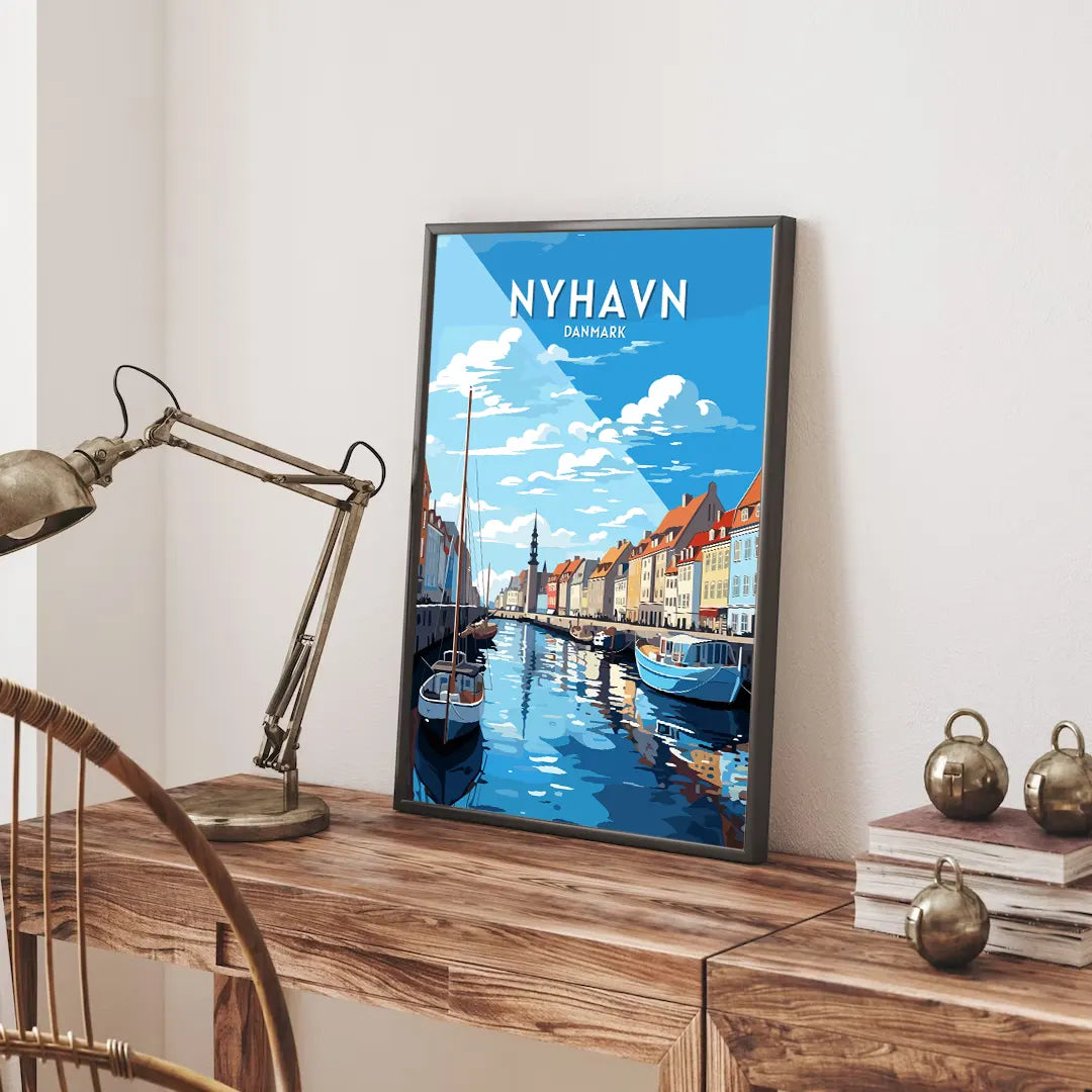 Plakat - Skyfri Nyhavn - admen.dk