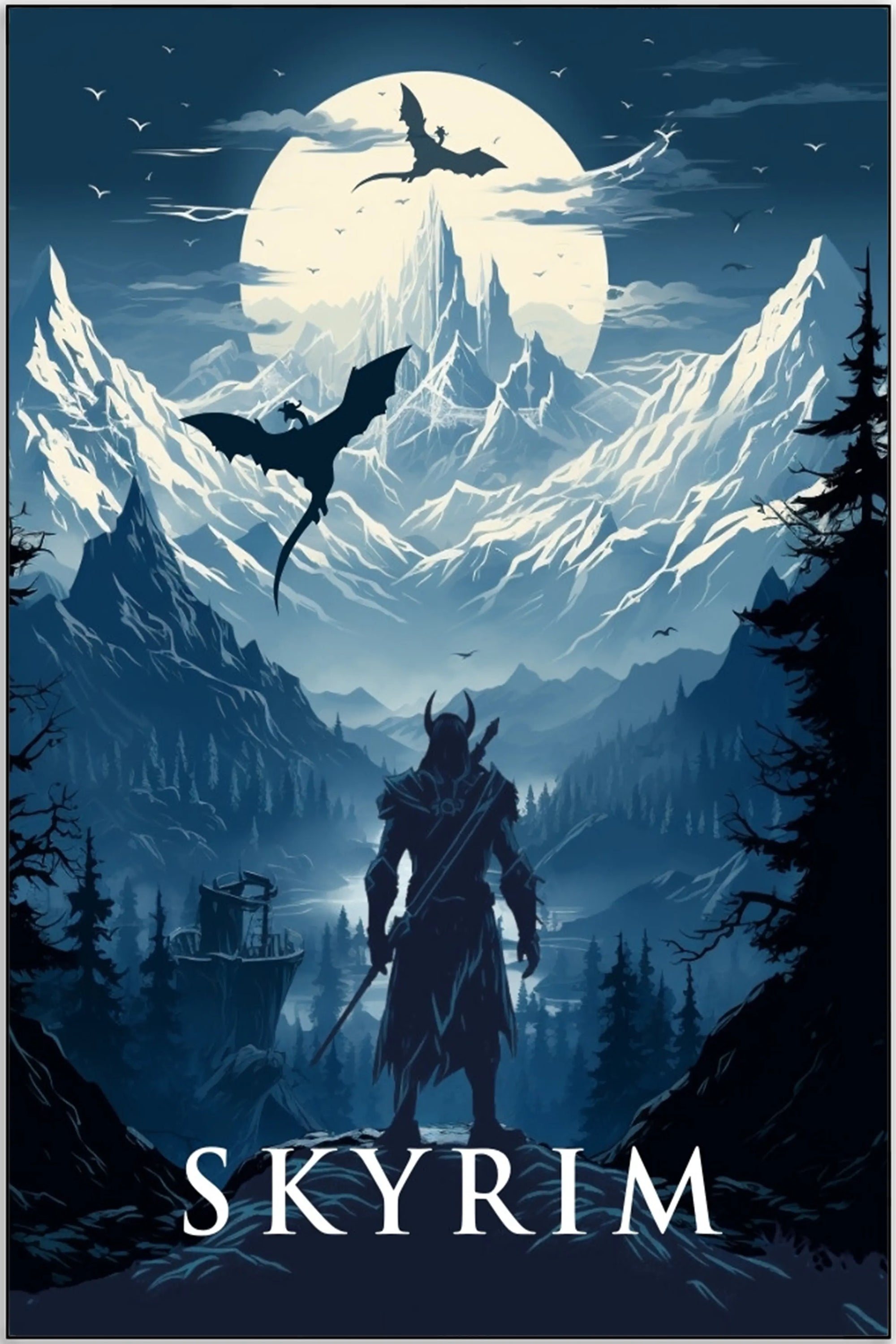 Plakat - Skyrim verden - admen.dk