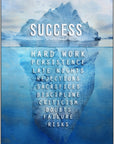 Poster - Success iceberg quote