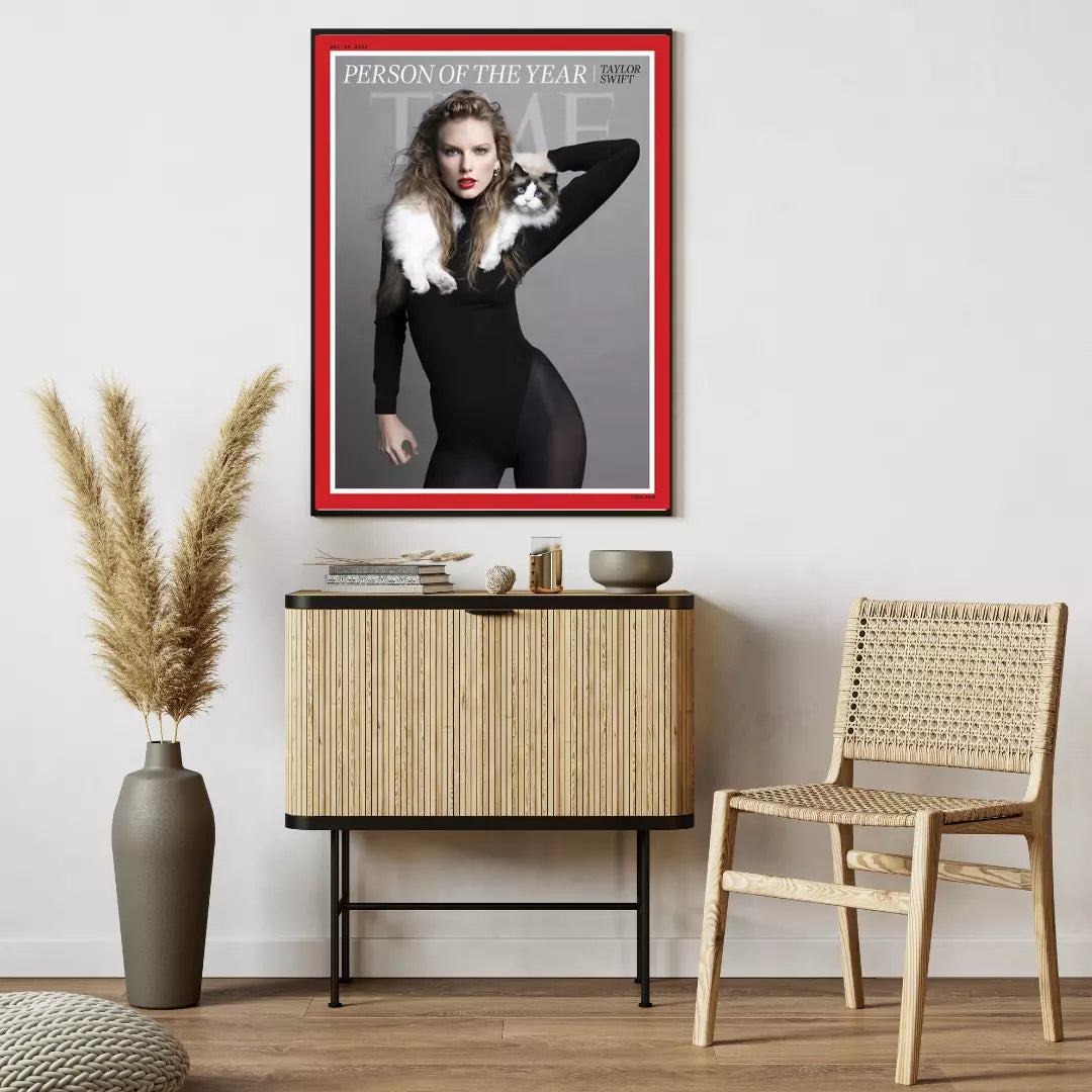 Plakat - Taylor Swift og katten - admen.dk