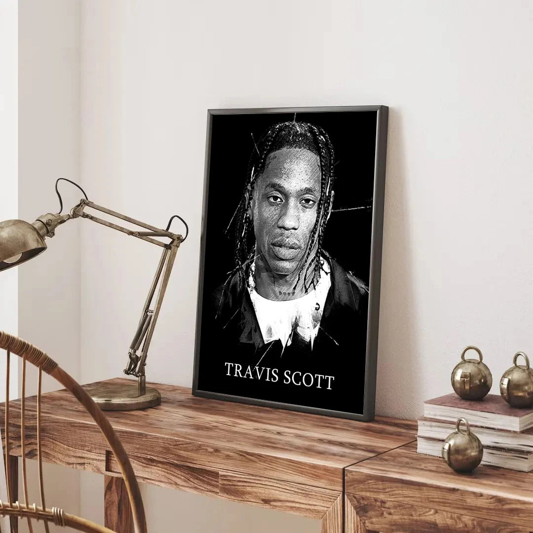 Plakat - Travis Scott kunst - admen.dk