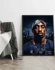 Plakat - Tupac street kunst - admen.dk