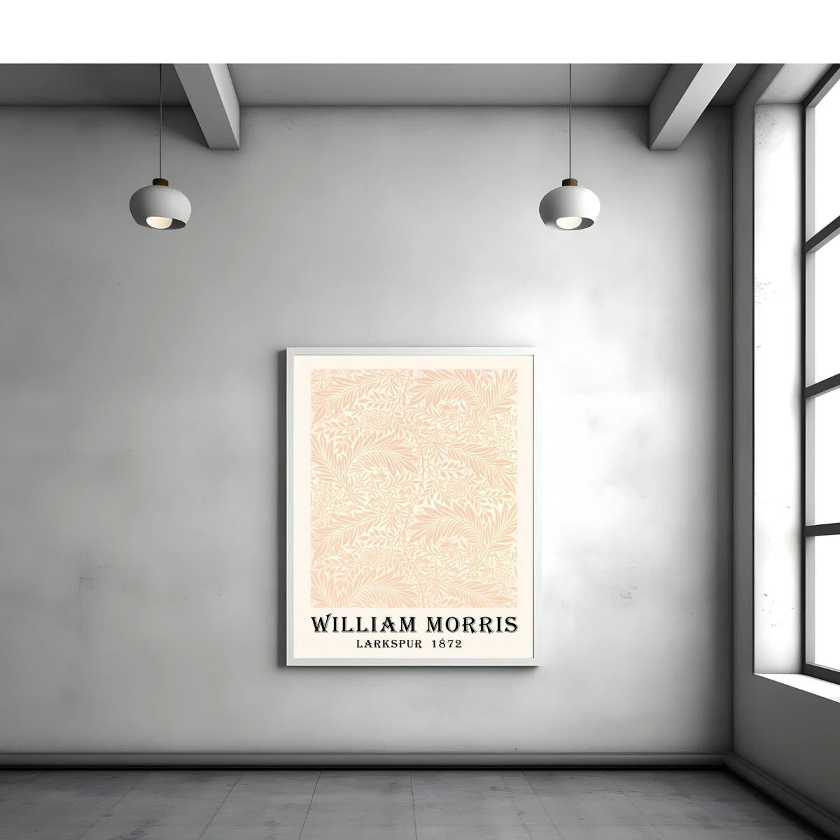 Plakat - William Morris - Larkspur kunst - admen.dk