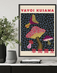 Plakat - Yayoi Kusama - Mushroom kunst - admen.dk