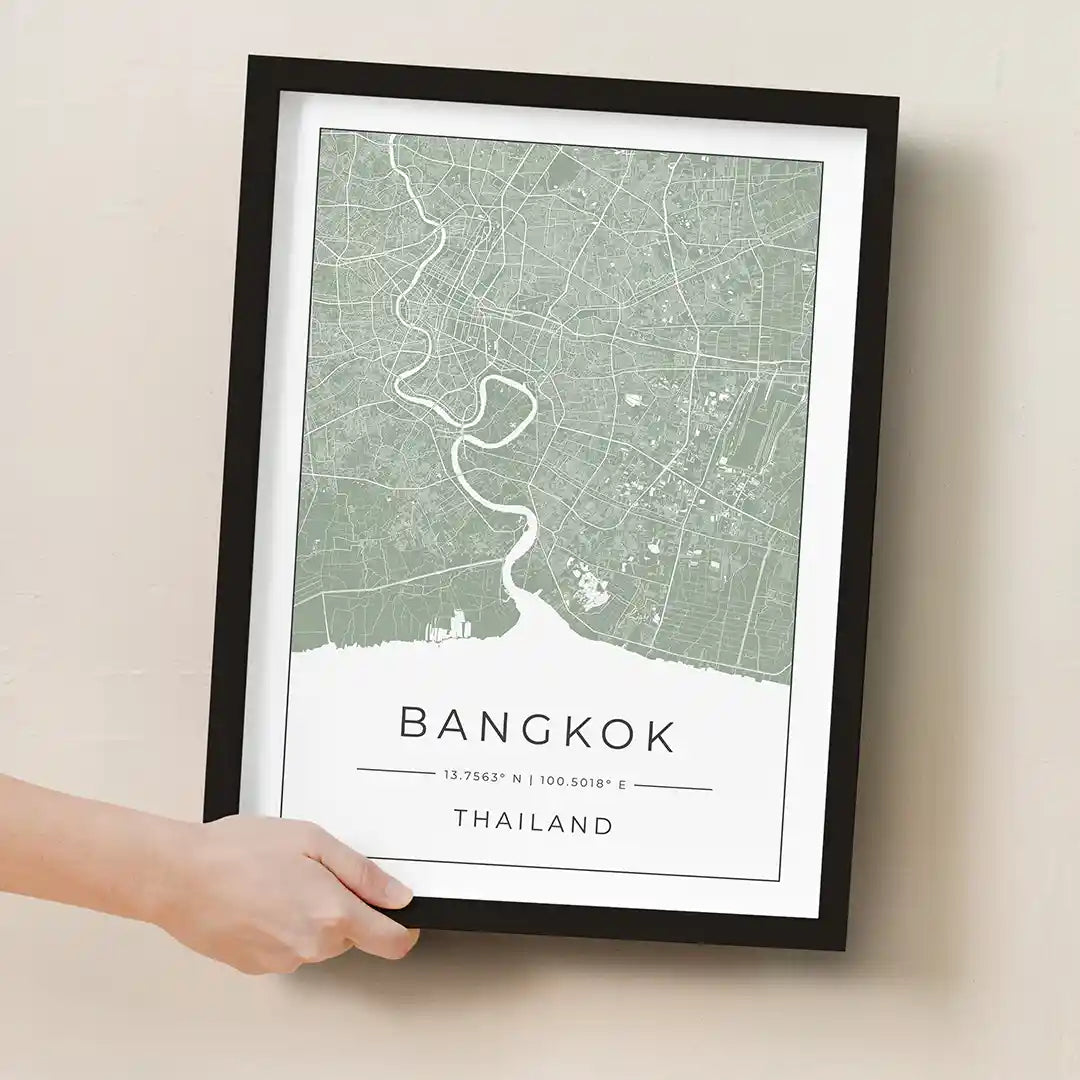 Plakat - Bangkok kort